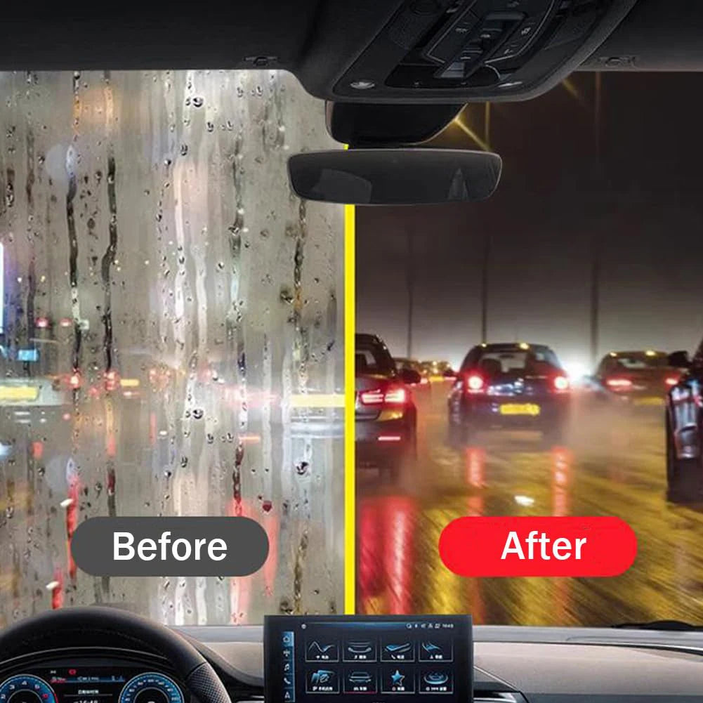 Car Windshield Oil Film Remover - All-Purpose Glass Cleaner with Hydrophobic Effect