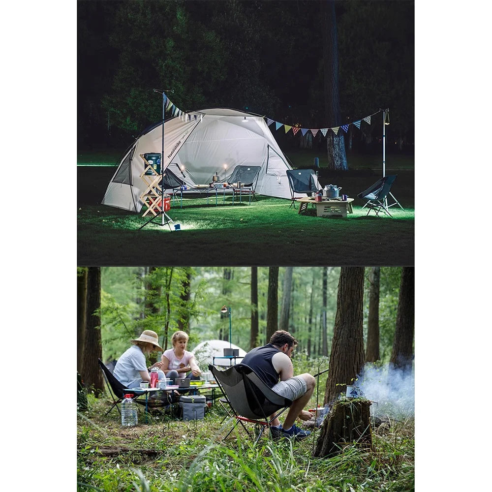 Naturehike Ultralight Folding Moon Chair – Portable Aluminum Alloy Camping Chair (Supports up to 300kg)