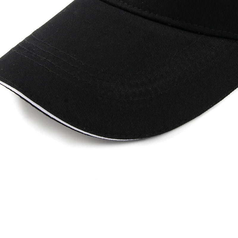 Mercedes-Benz Embroidered Adjustable Baseball Cap - Black/White