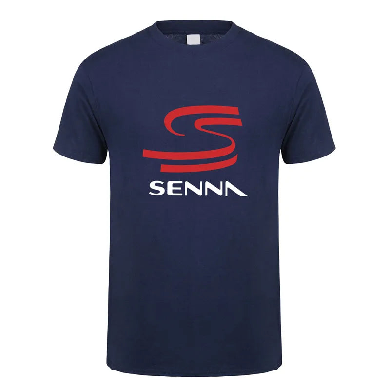 Men's Ayrton Senna Hero T-Shirt - Short Sleeve Casual Cotton Tee