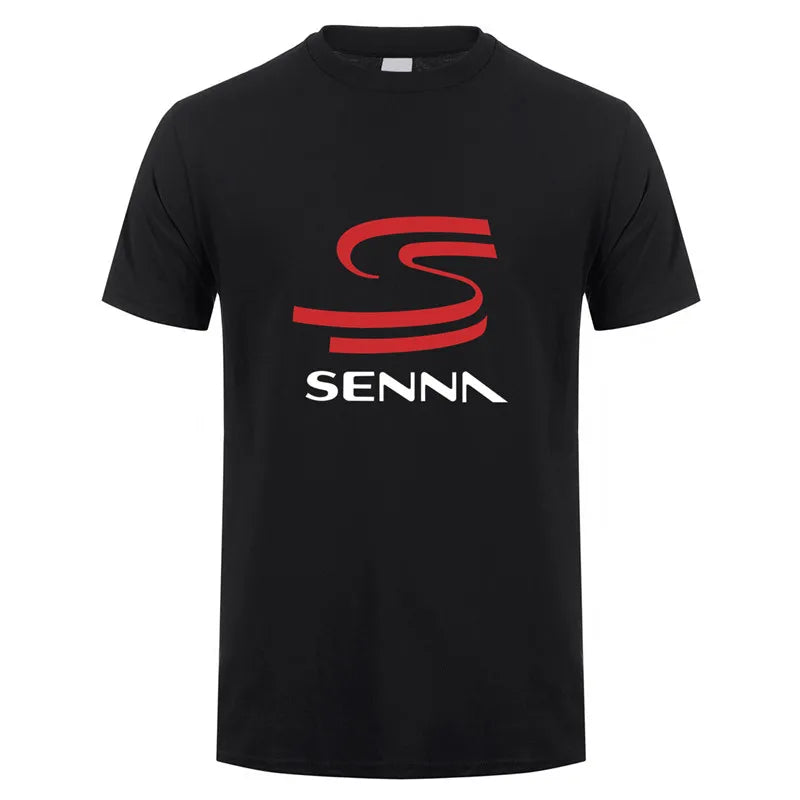 Men's Ayrton Senna Hero T-Shirt - Short Sleeve Casual Cotton Tee