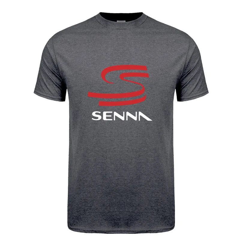 Men's Ayrton Senna Hero T-Shirt - Short Sleeve Casual Cotton Tee