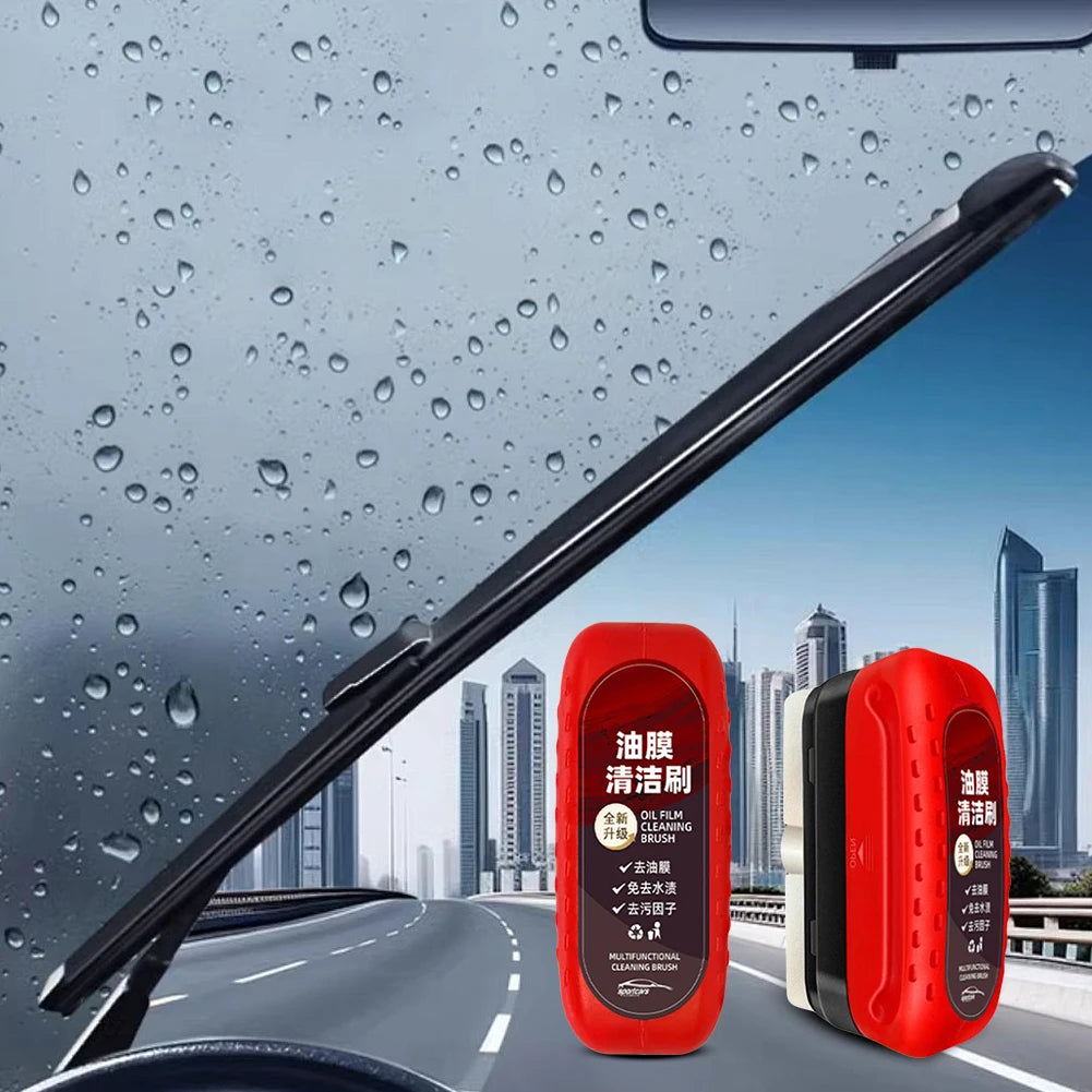 Car Windshield Oil Film Remover - All-Purpose Glass Cleaner with Hydrophobic Effect