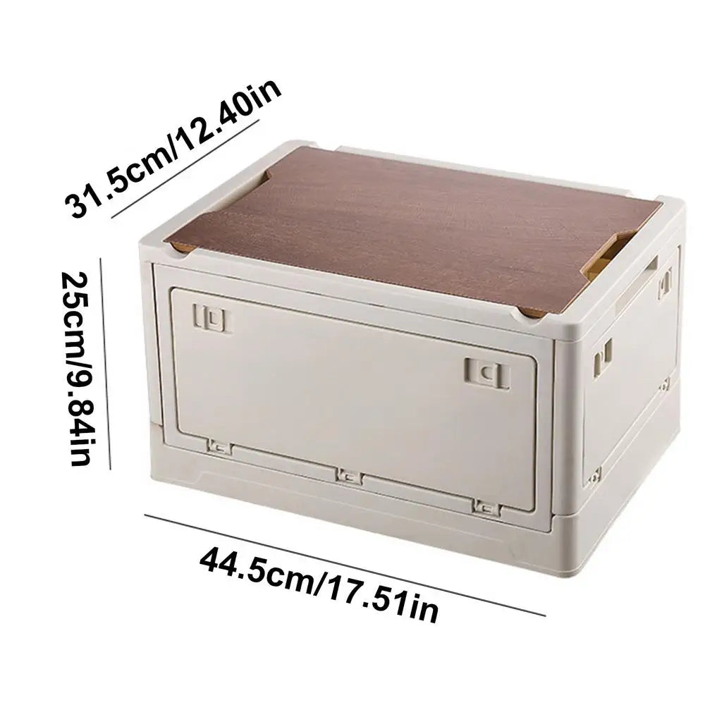 Folding Car Trunk Organizer and Outdoor Camping Storage Box (30L/50L)
