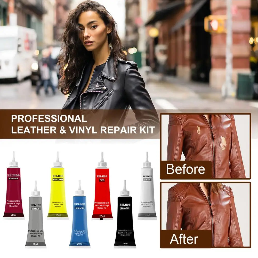 20ml Advanced Leather Repair Cream - Multi-Purpose Filler & Refurbishing Kit for Car Seats, Sofas, Shoes, and More