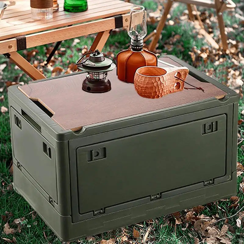 Folding Car Trunk Organizer and Outdoor Camping Storage Box (30L/50L)