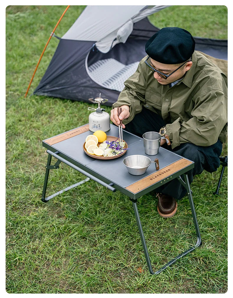 BLACKDEER Traveler-Glacier Modular Folding Camping Table - Lightweight Aluminum Alloy, 2 Sizes Available