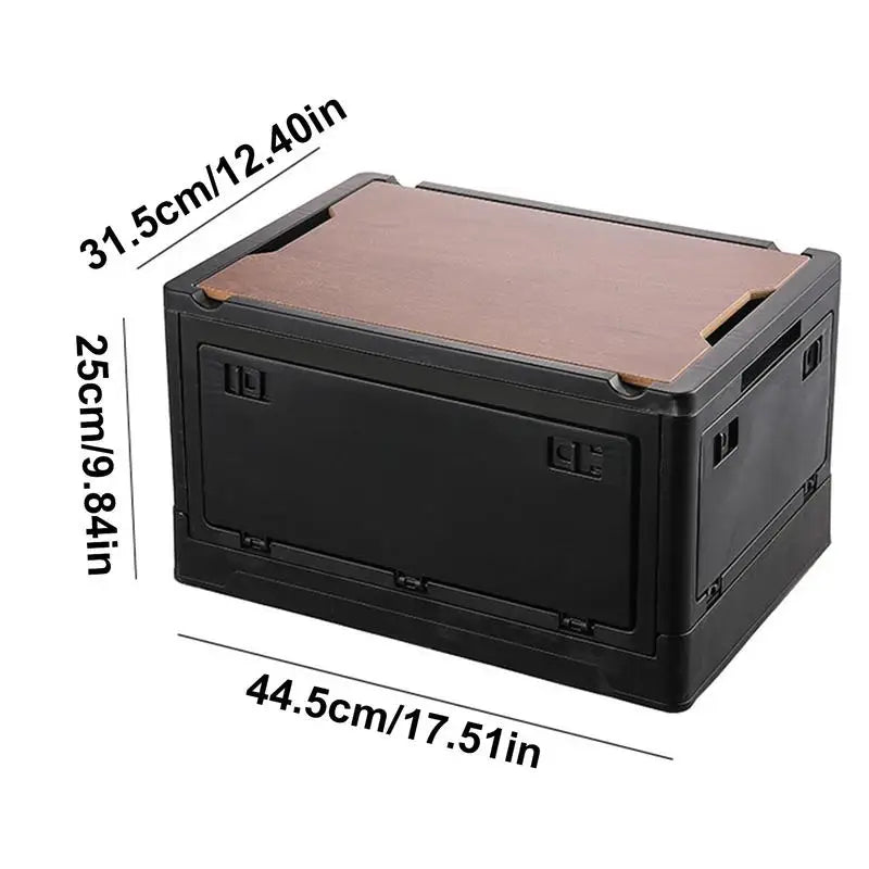 Folding Car Trunk Organizer and Outdoor Camping Storage Box (30L/50L)