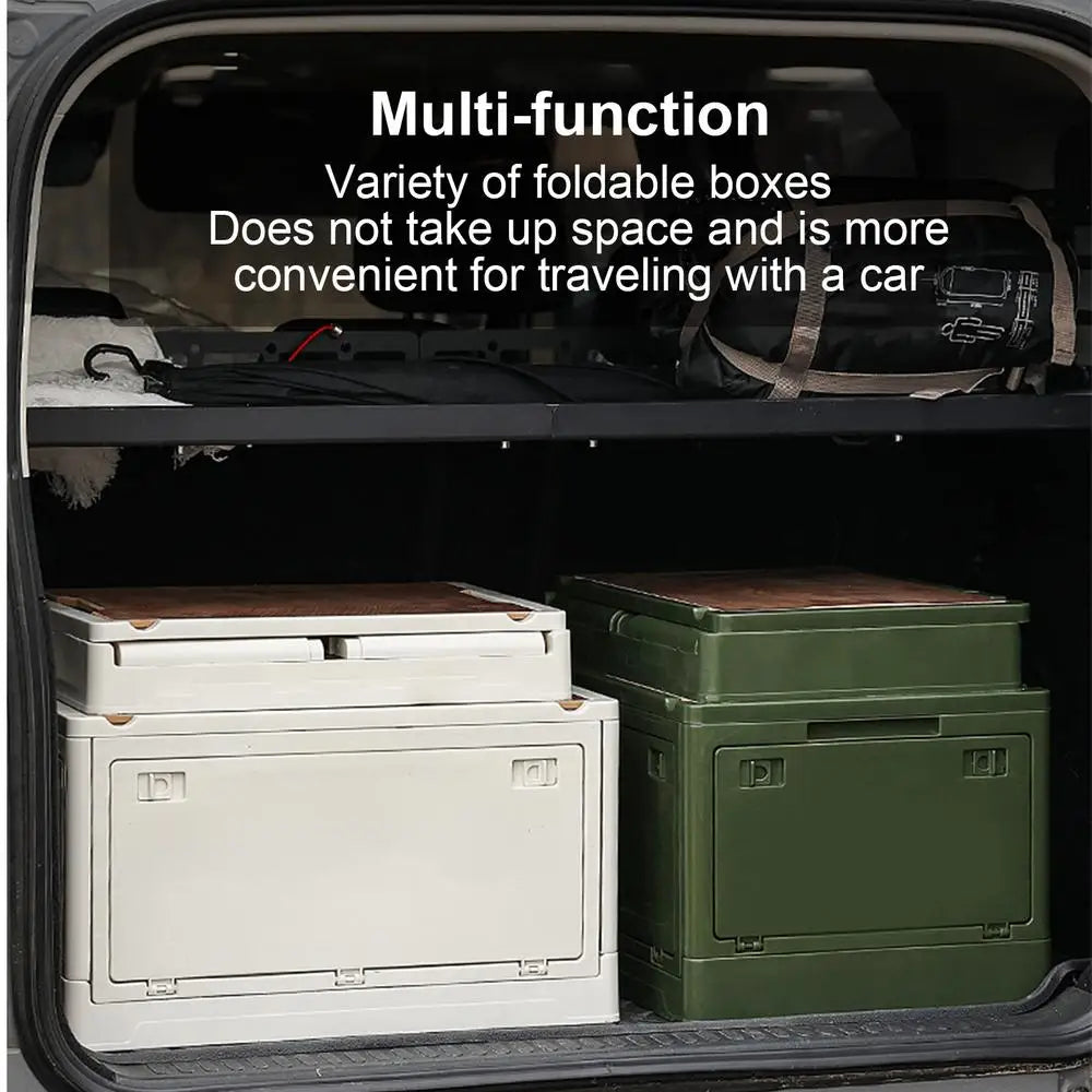 Folding Car Trunk Organizer and Outdoor Camping Storage Box (30L/50L)