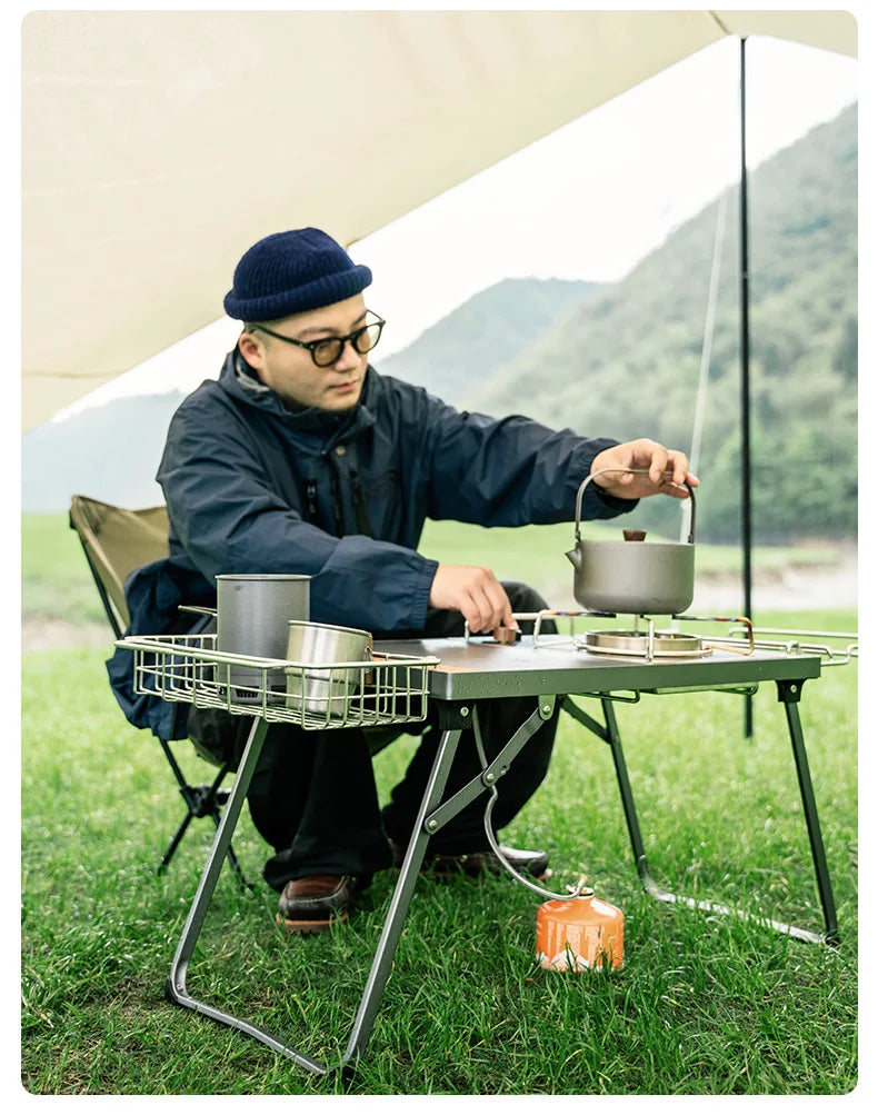BLACKDEER Traveler-Glacier Modular Folding Camping Table - Lightweight Aluminum Alloy, 2 Sizes Available