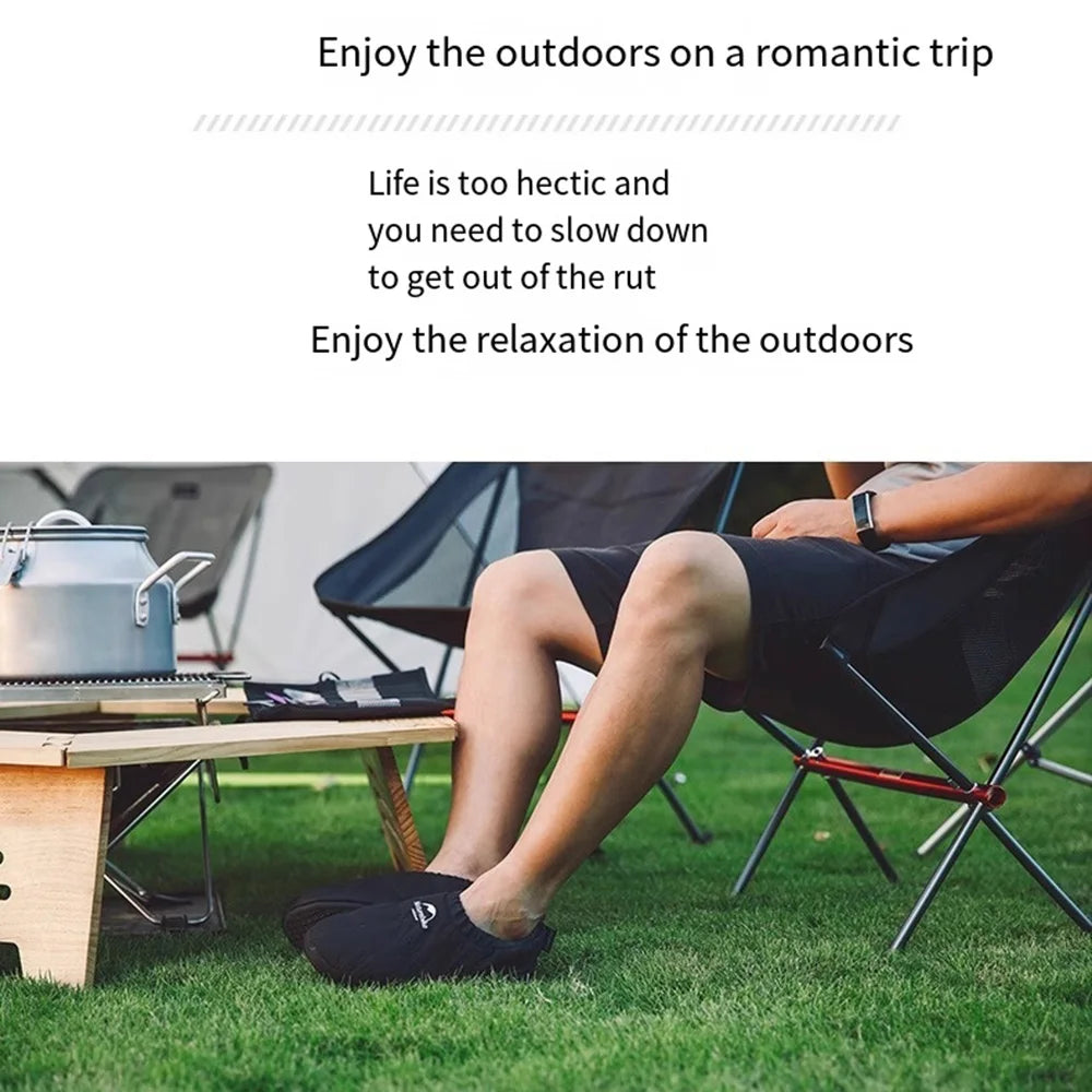Naturehike Ultralight Folding Moon Chair – Portable Aluminum Alloy Camping Chair (Supports up to 300kg)