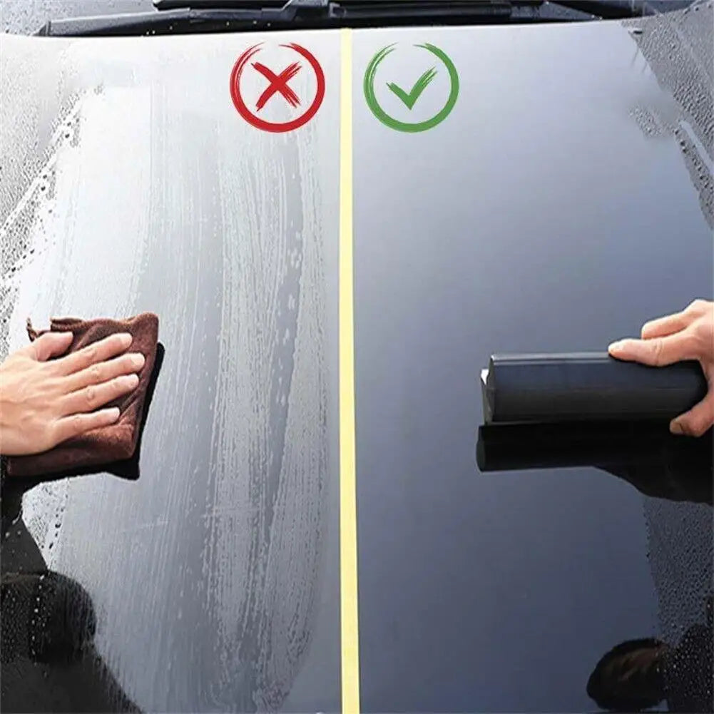 Silicone Water Wiper and Snow Shovel - 25cm Soft Silicone Blade