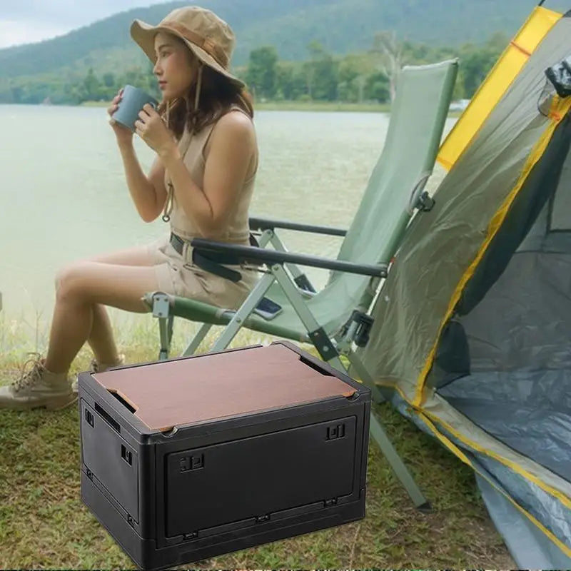 Folding Car Trunk Organizer and Outdoor Camping Storage Box (30L/50L)