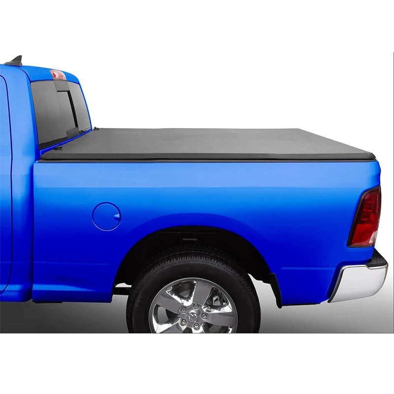 Soft Tri-Fold Tonneau Cover (5.8FT, Black) – Hard Type, Foldable