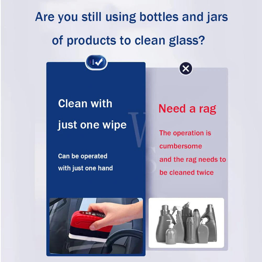 Car Windshield Oil Film Remover - All-Purpose Glass Cleaner with Hydrophobic Effect