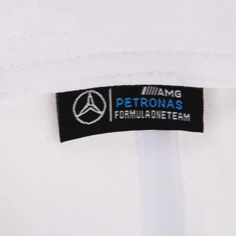 Mercedes-Benz Embroidered Adjustable Baseball Cap - Black/White