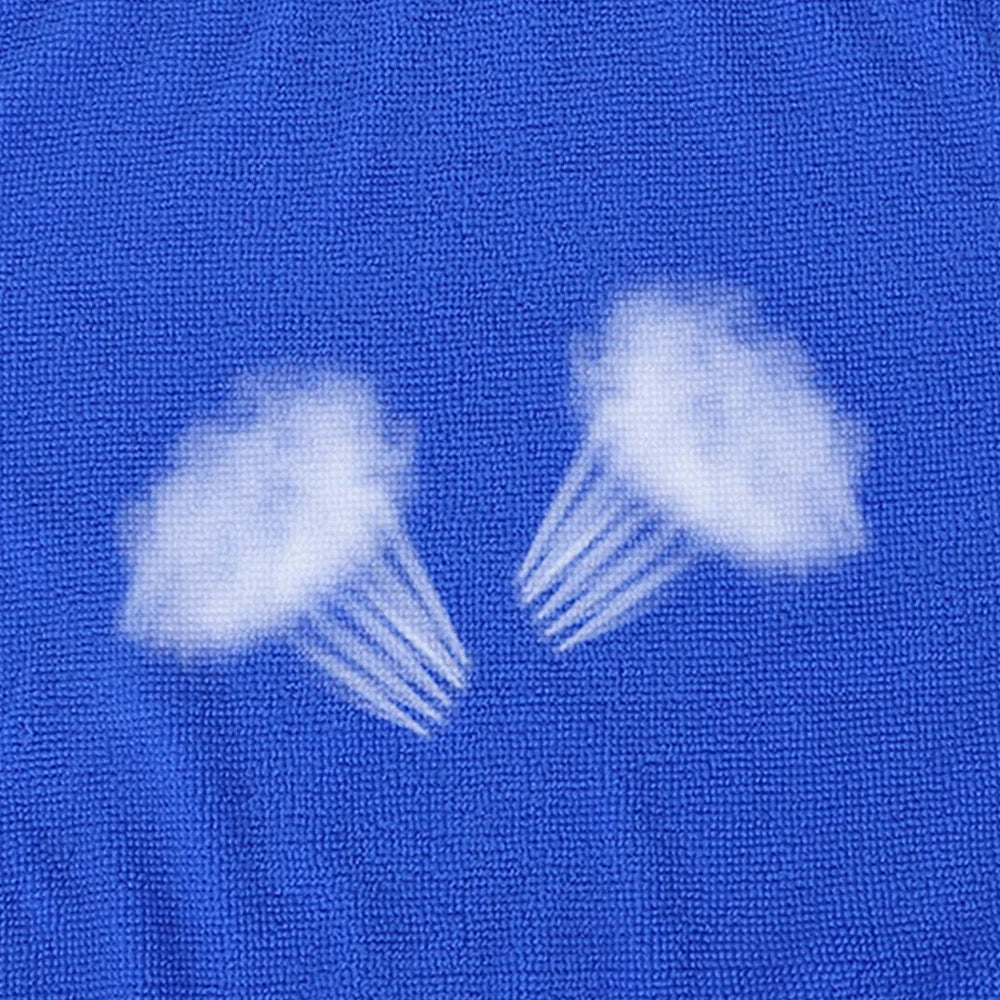 Ultra Soft Microfiber Cleaning Towels - Scratch-Free, High Absorbency, Quick Dry - Blue