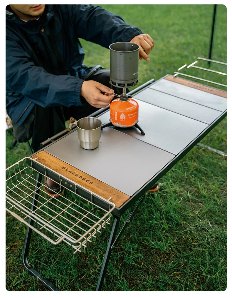 BLACKDEER Traveler-Glacier Modular Folding Camping Table - Lightweight Aluminum Alloy, 2 Sizes Available