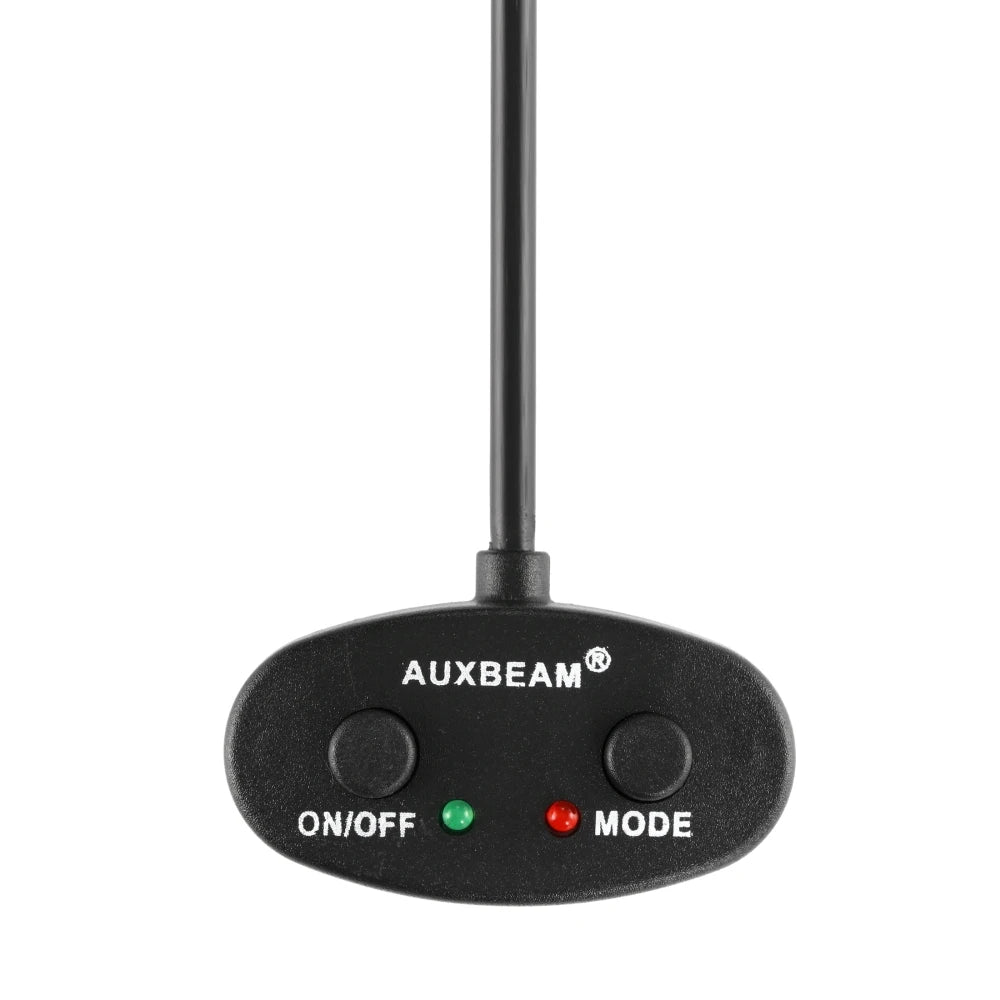 Universal 80W Dual-Color LED Work Light Pair - Amber & White, 6 Modes, IP68 Waterproof