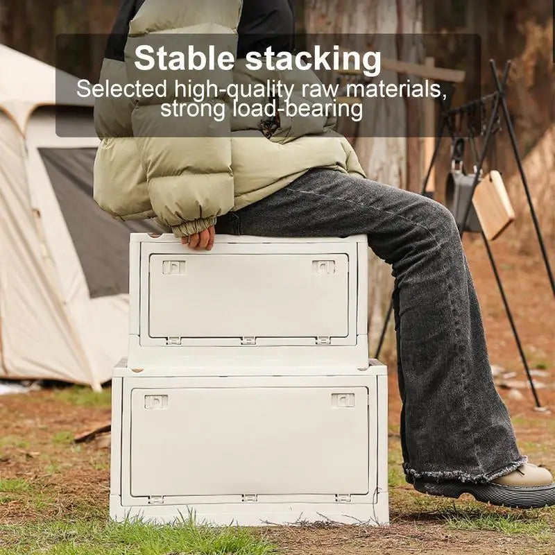 Folding Car Trunk Organizer and Outdoor Camping Storage Box (30L/50L)